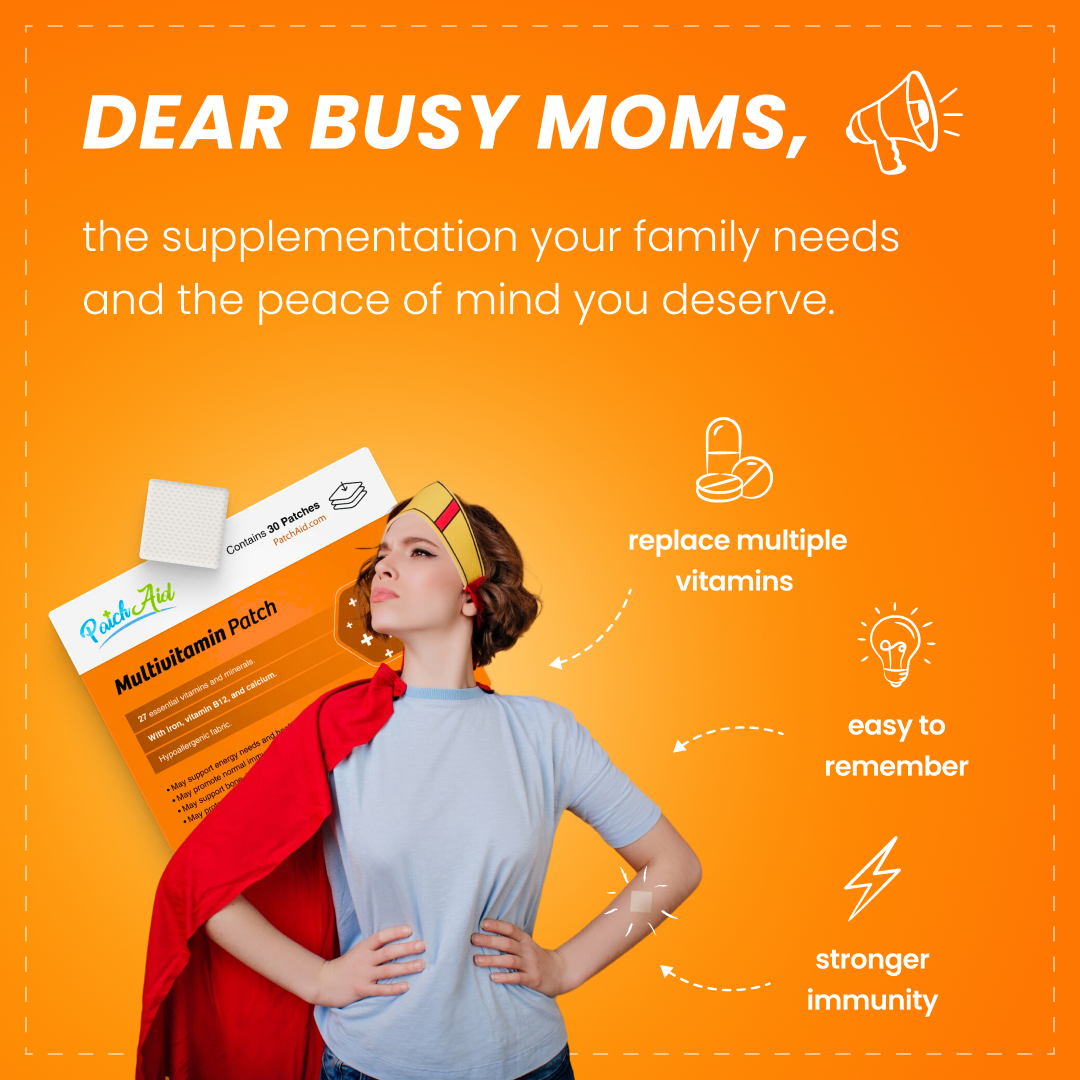 Multivitamin Plus Topical Vitamin Patch