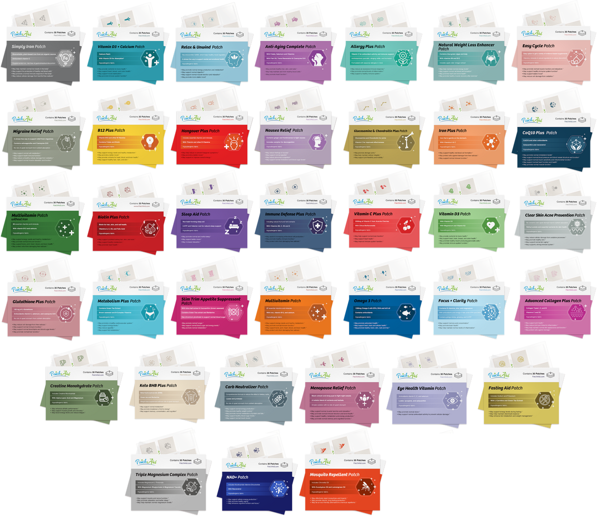 Complete Vitamin Patch Pack