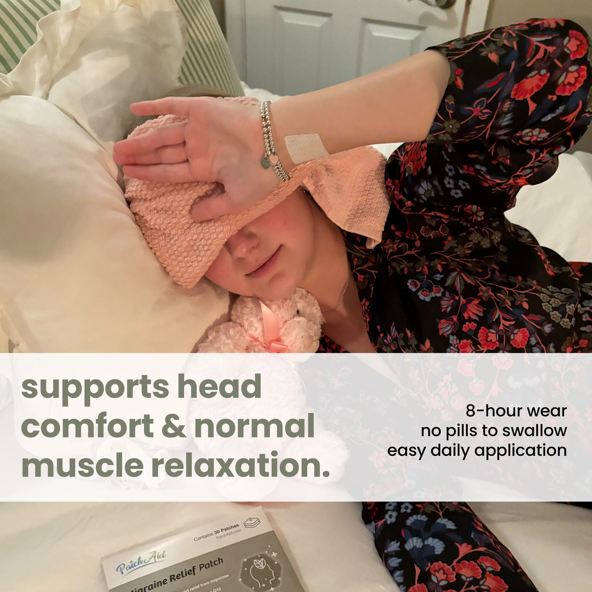 Headache Support Patch - wear up to 8 hours