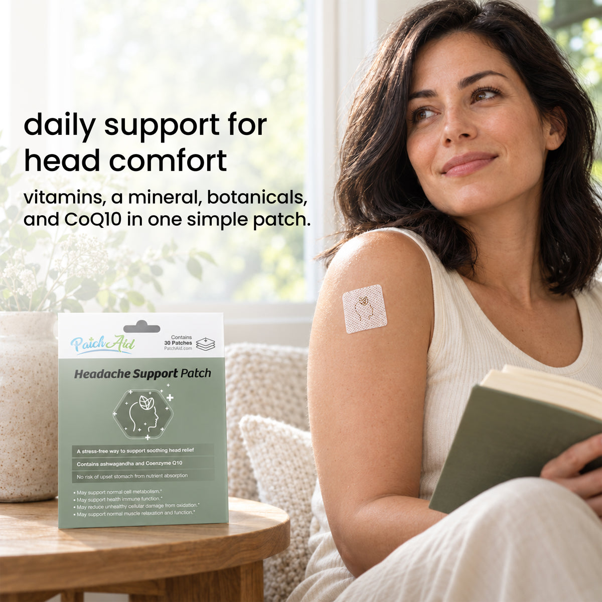 Headache Support Patch - wear up to 8 hours