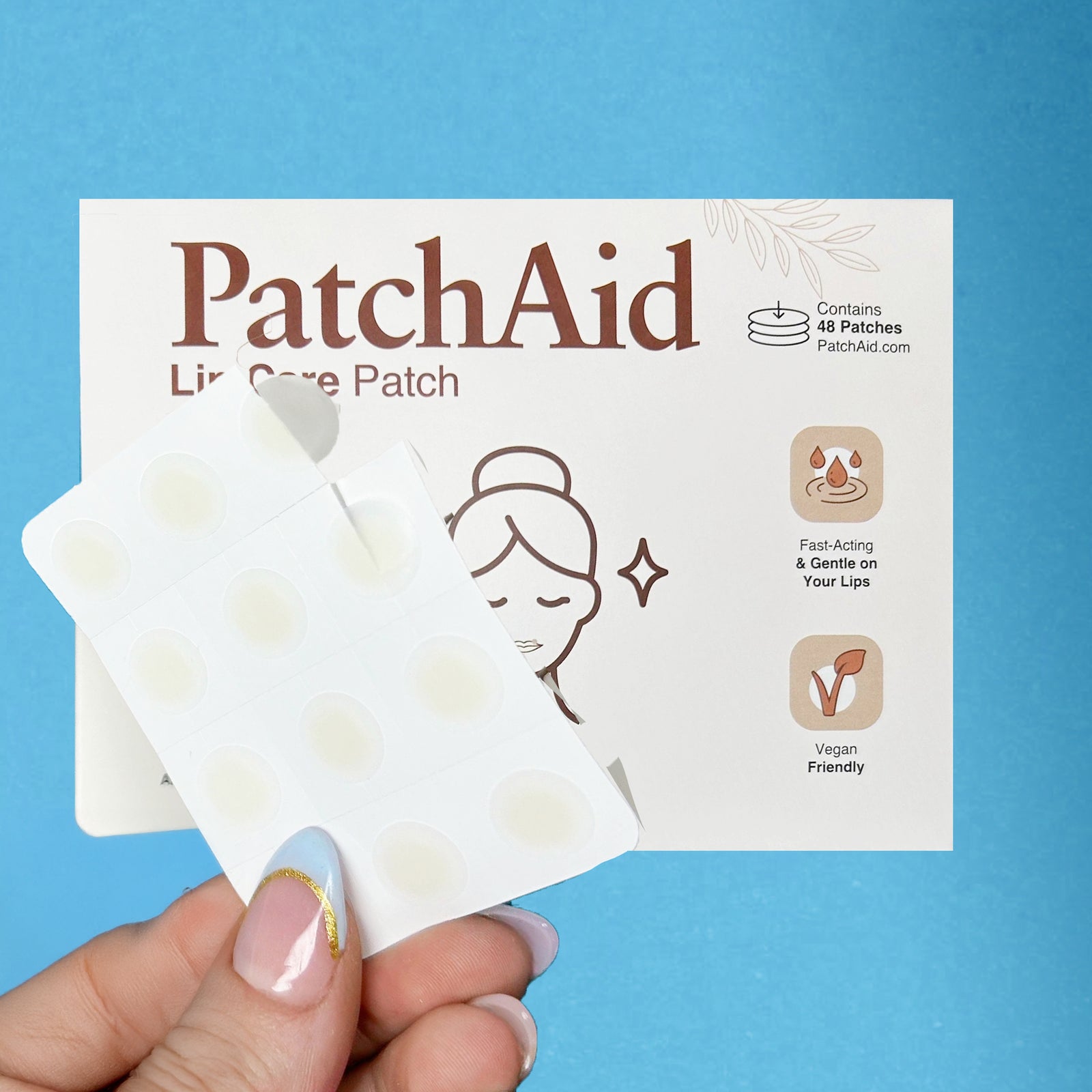 Lip Care Patch – 48 Hydrocolloid Patches with Tea Tree Oil