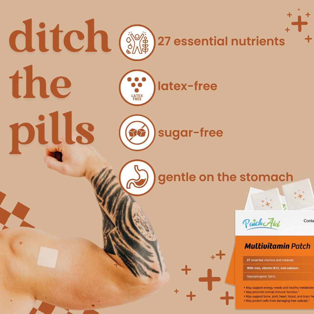 Multivitamin Plus Topical Vitamin Patch