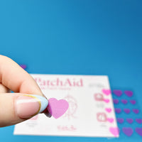 Pimple Patch Hearts – 72 Hydrocolloid Patches in 2 Heart Sizes with Tea Tree Oil