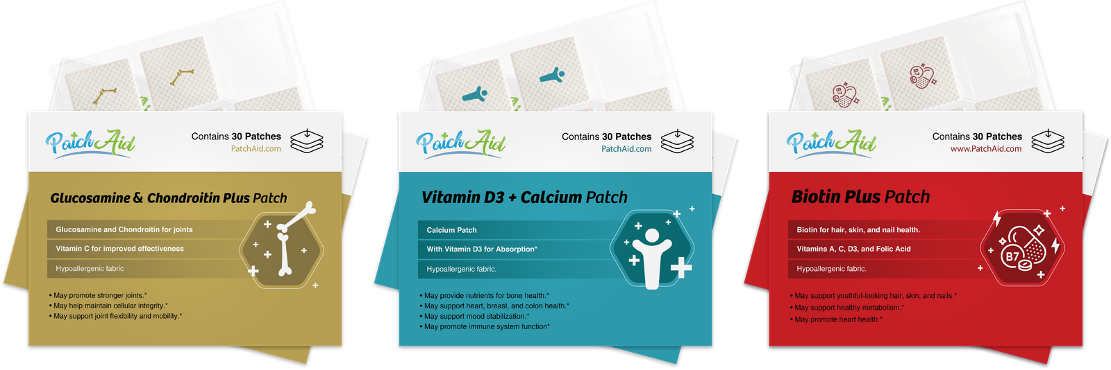 Strong Body Inside and Out Vitamin Patch Pack