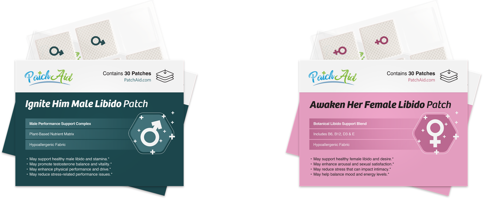 His & Hers Libido Patch Set