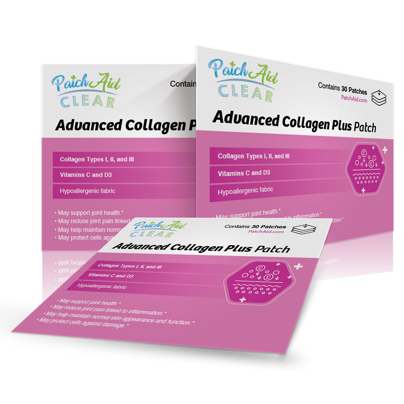 Patchaid Collagen Plus Vitamin Patch by PatchAid (30-Day Supply