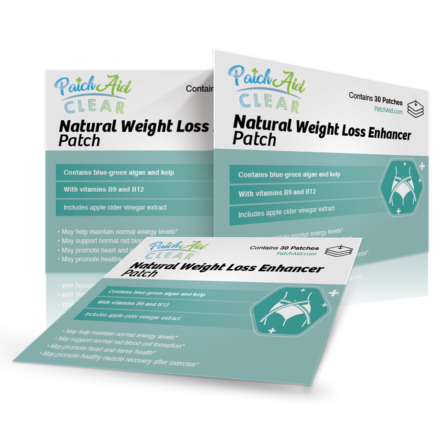 Natural Weight Loss Enhancer Patch by PatchAid Color: White, Size: 3-Month  Supply 