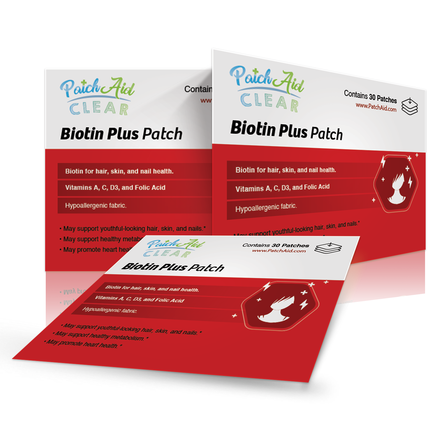 Biotin Plus Vitamin Patch for Hair, Skin, and Nails