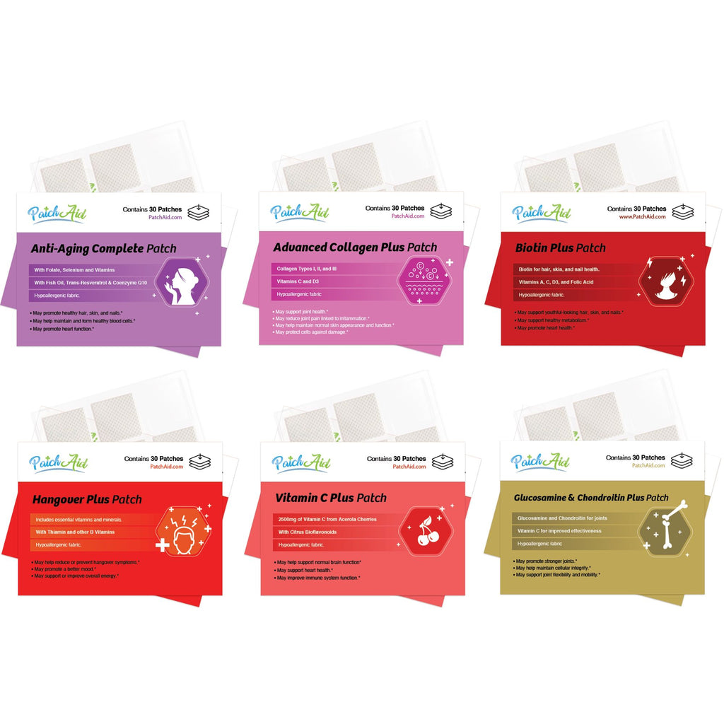 Antioxidant Vitamin Patch Pack by PatchAid  Vitamin patch, Antioxidants,  Antioxidant vitamins