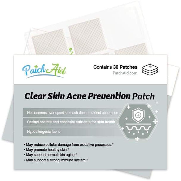 Iron Plus Topical Patch By Patchaid (30-Day Supply) Clear