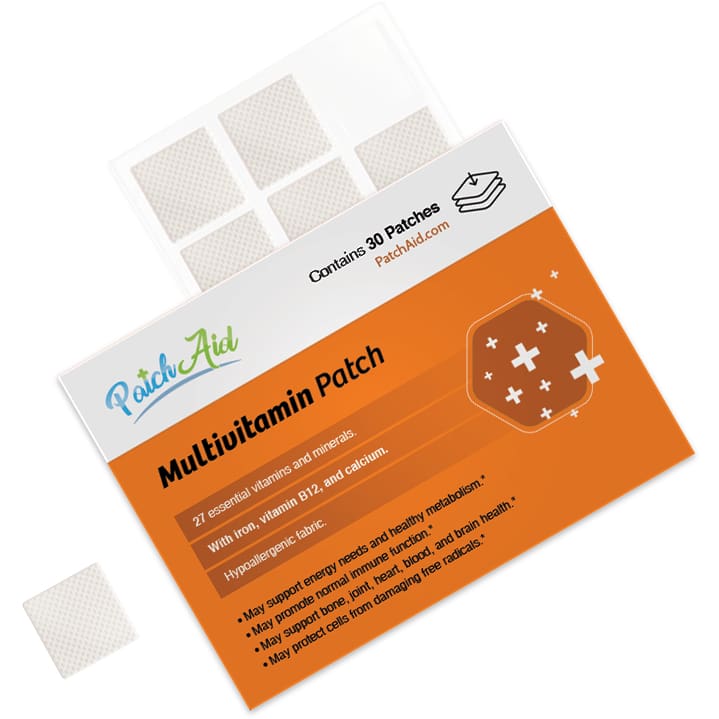 Kids Multivitamin Plus Topical Patch with Omega-3 by PatchAid Size