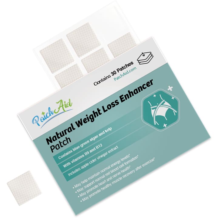 Natural Weight Loss Enhancer Patch by PatchAid (30-Day Supply) - Clear