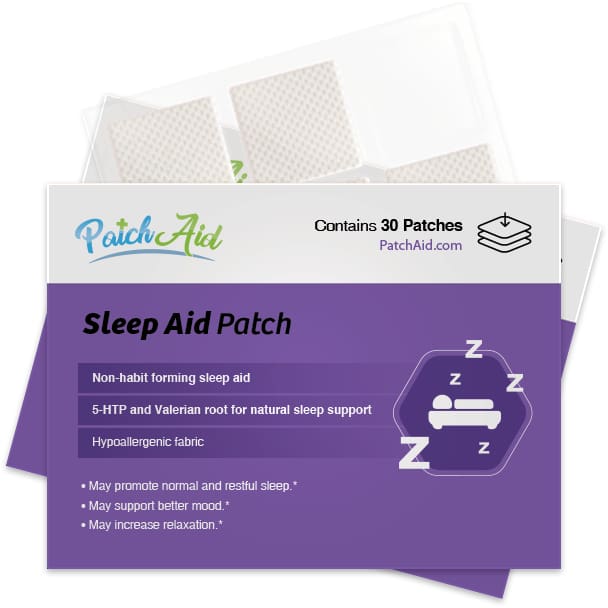 The Patch Brand Sleep Patches | Support Restful Sleep with Melatonin,  Valrian Root & B6 | All Natural Vitamins & Mineral Patch Plant Based and  Cruelty