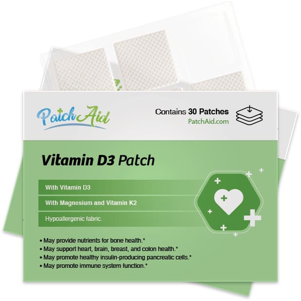 PatchAid D3 Topical Patch (30-Day Supply)
